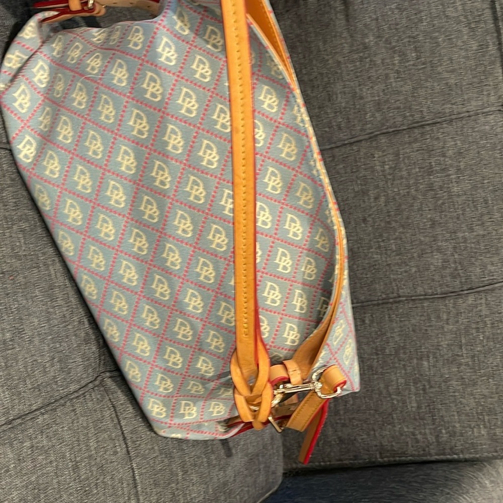 Dooney & Bourke Monogram Brenna Satchel - Picture 4 of 16